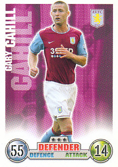 Gary Cahill Aston Villa 2007/08 Topps Match Attax #18